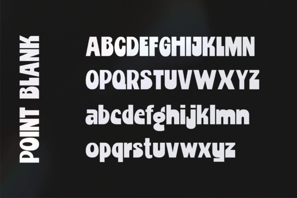 Point Blank Font preview 2
