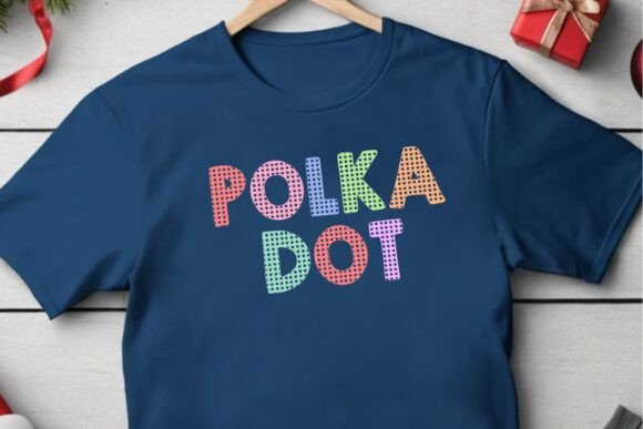 Polka Dot Font preview 3