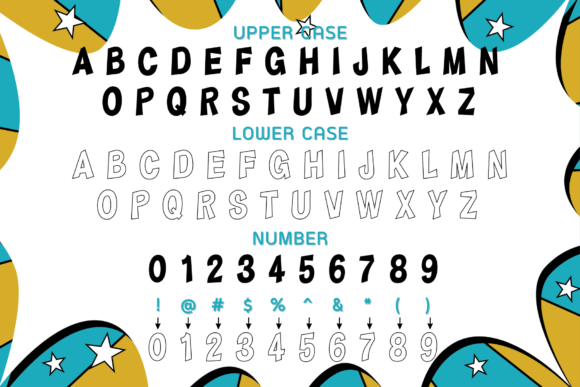 Pop Art Font preview 2