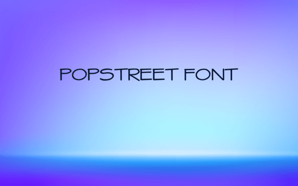 Popstreet Font preview 3