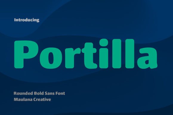 Portilla Rounded Bold Font