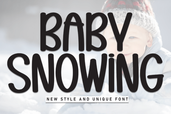 Baby Snowing Font