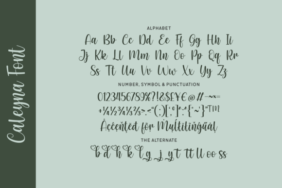 Caleyna Font preview 4