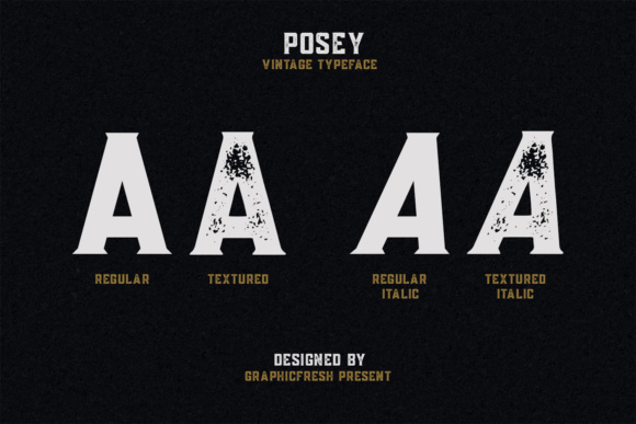 Posey Font preview 3