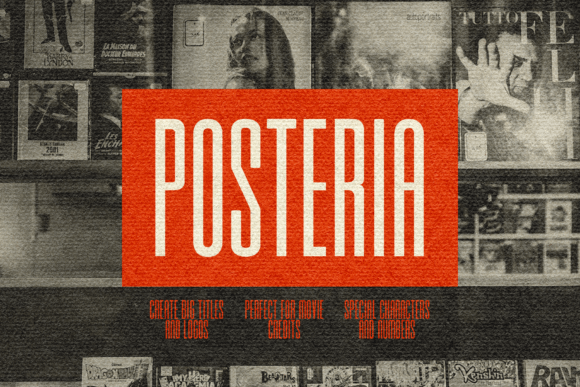 Posteria Font preview 3