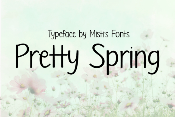 Pretty Spring Font preview 2