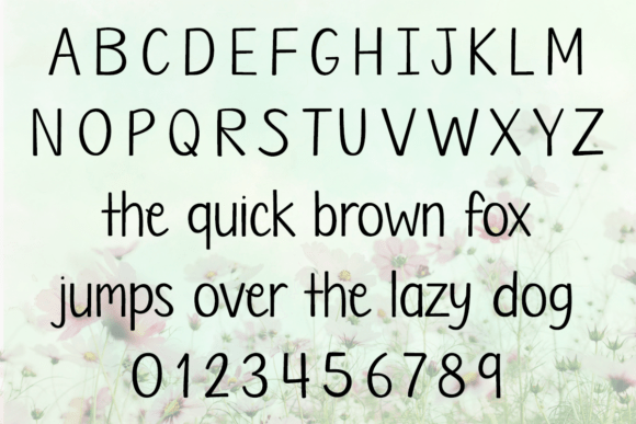 Pretty Spring Font preview 3