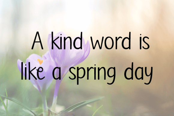Pretty Spring Font preview 4