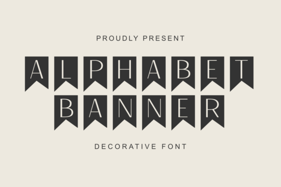 Alphabet Banner Font