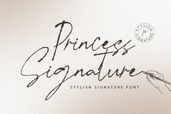 Princess Signature Font