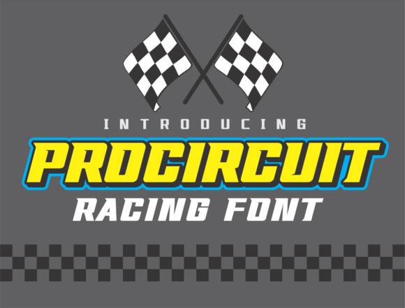 Pro Circuit Font preview 2
