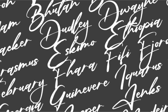 Prologie Signature Font preview 3