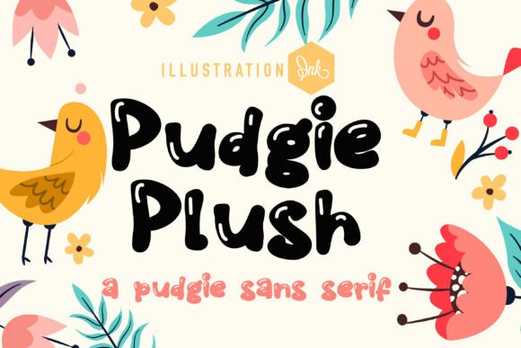 Pudgie Plush Font