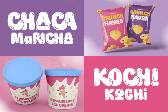 Puddy Gum Font preview 3