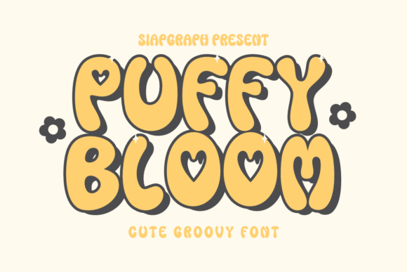 Puffy Bloom Font