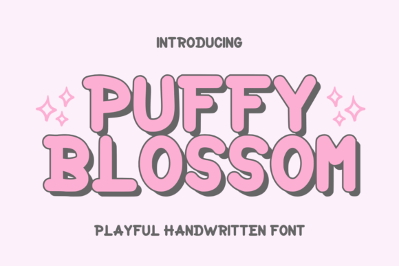 Puffy Blossom Font