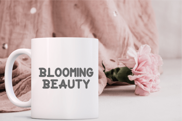 Puffy Blossom Font preview 4