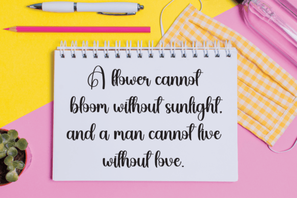 Babyish Font preview 3