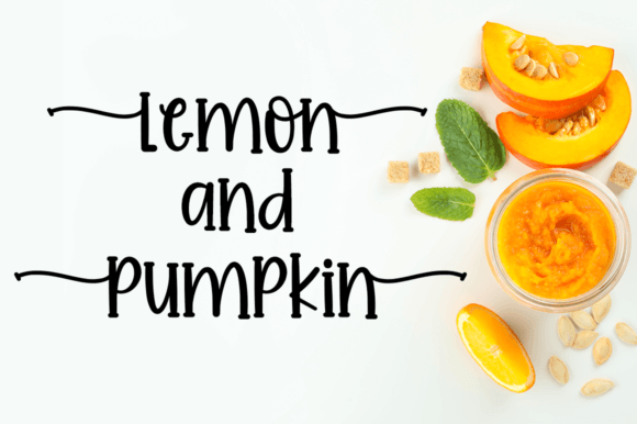 Pumpkin Butter Font preview 2