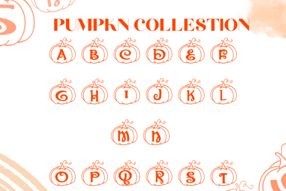 Pumpkin Collestion Font preview 2