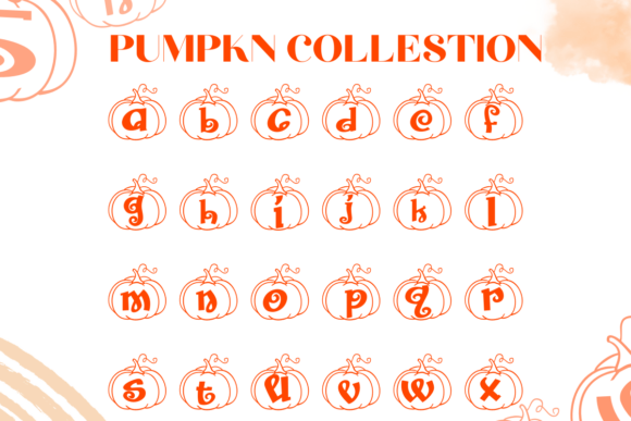 Pumpkin Collestion Font preview 3