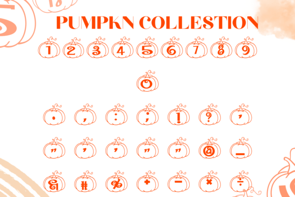Pumpkin Collestion Font preview 4