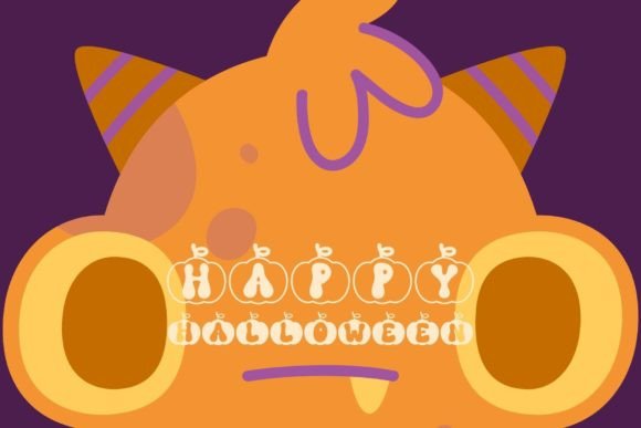 Pumpkin Party Font preview 3