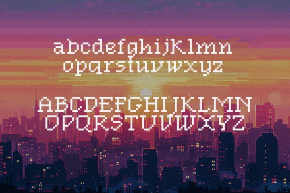 Punk Pixel Font preview 2