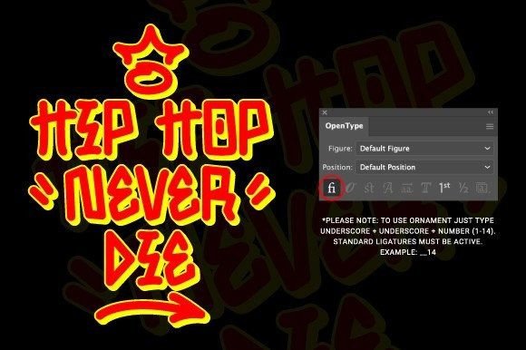 Punk Rotten Font preview 3