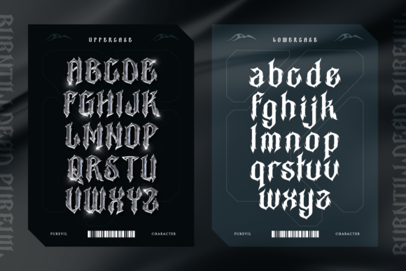 Purevil Font preview 2