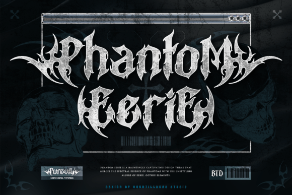 Purevil Font preview 3