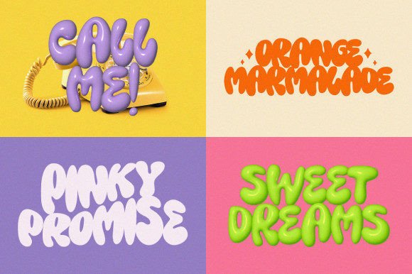 Purple Magic Font preview 4