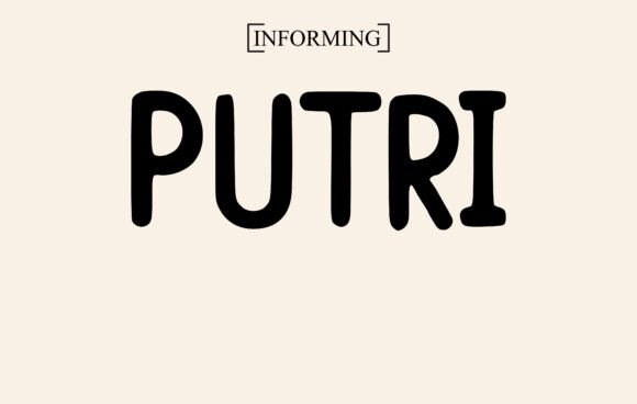 Putri Font preview 2