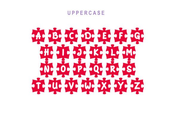 Puzzle in Love Font preview 4