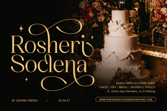 Qanduchia Font preview 3