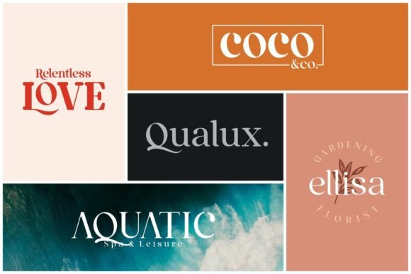 Qualux Font preview 2