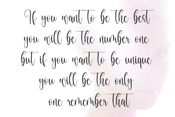 Calista Signature Font preview 2