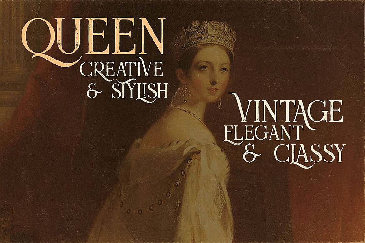Queen Font preview 5