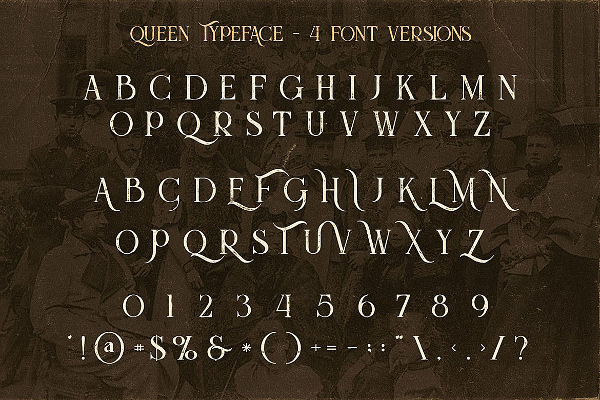 Queen Font preview 7