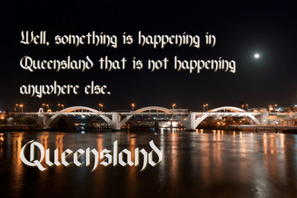 Queen of Hearts Font preview 4