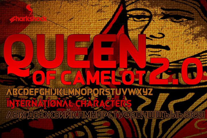 Queen of Camelot 2.0 Font preview 2
