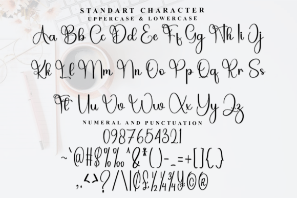 Calligraphy Handmade Font preview 4