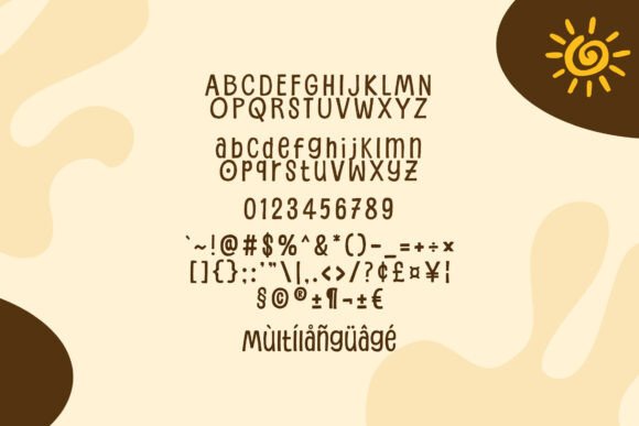 Quick Beige Font preview 4