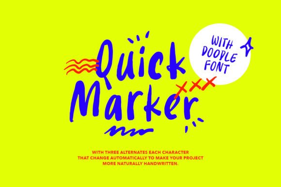 Quick Marker Font