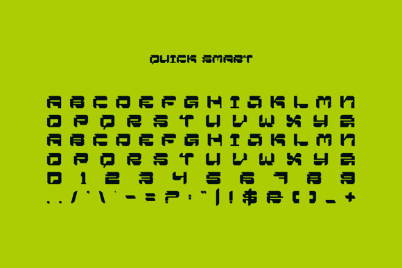 Quick Smart Font preview 3