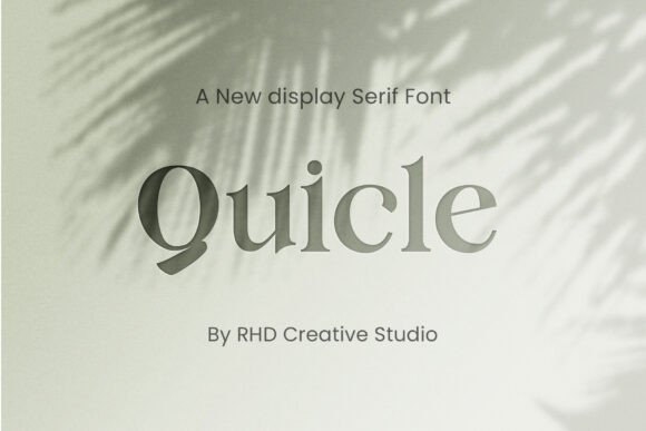 Quicle Font