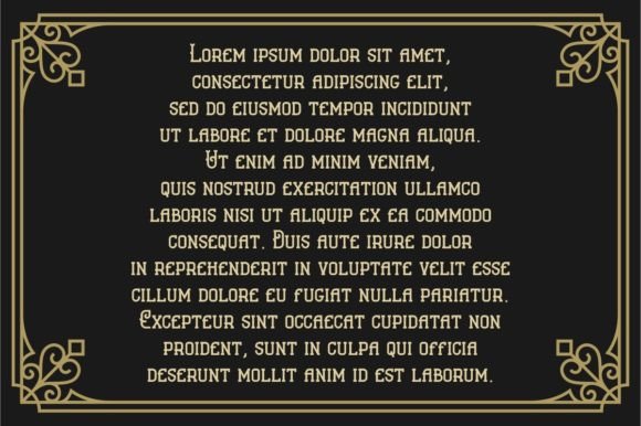 Aliance Font preview 3