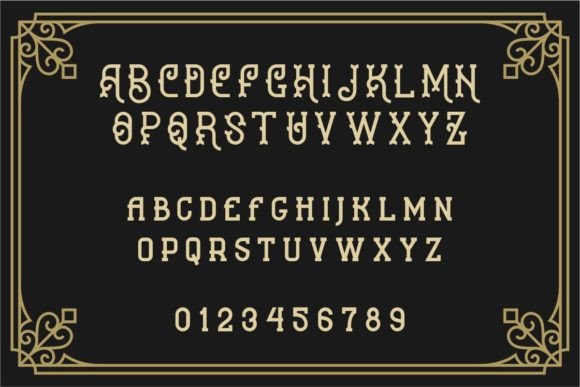 Aliance Font preview 4