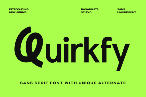 Quirkfy Font