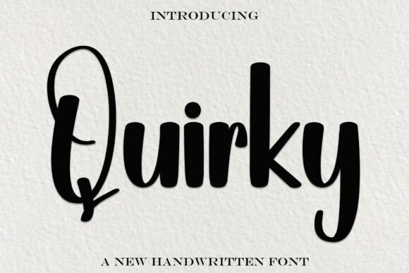 Quirky Font